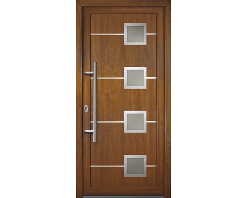 Signum Model 1 RC2 toegangsdeur, kunststof, goldenoak/goldenoak, 1080 x 2080 mm, DIN links