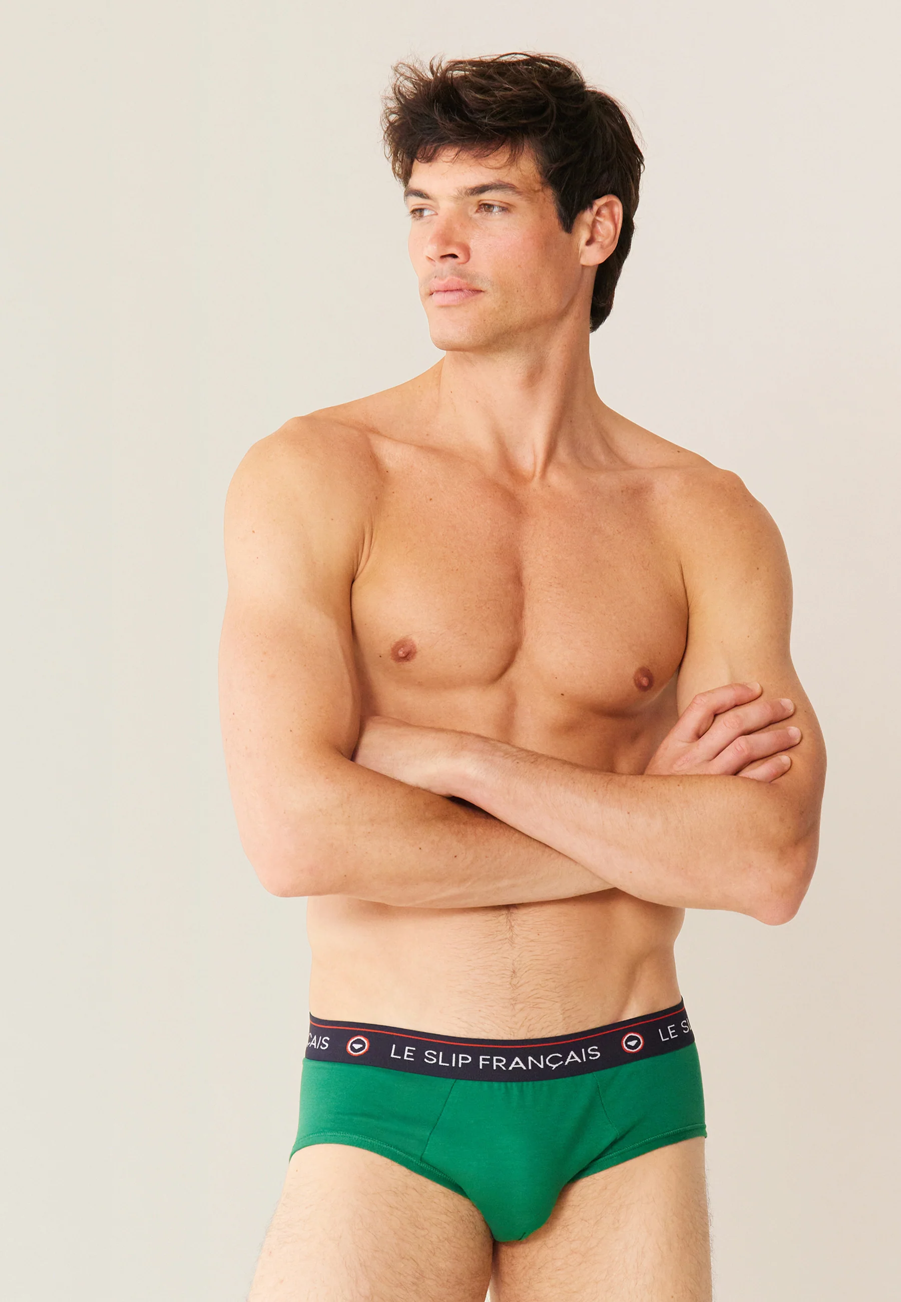 Six pack slips en Coton-Pack 6 Slip Intrépide Epicea Betterave Veronese Marine Blanc Noir