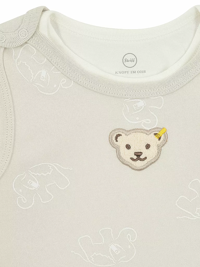 STEIFF Baby Set 2tlg Strampler und Langarmshirt  hellgrau