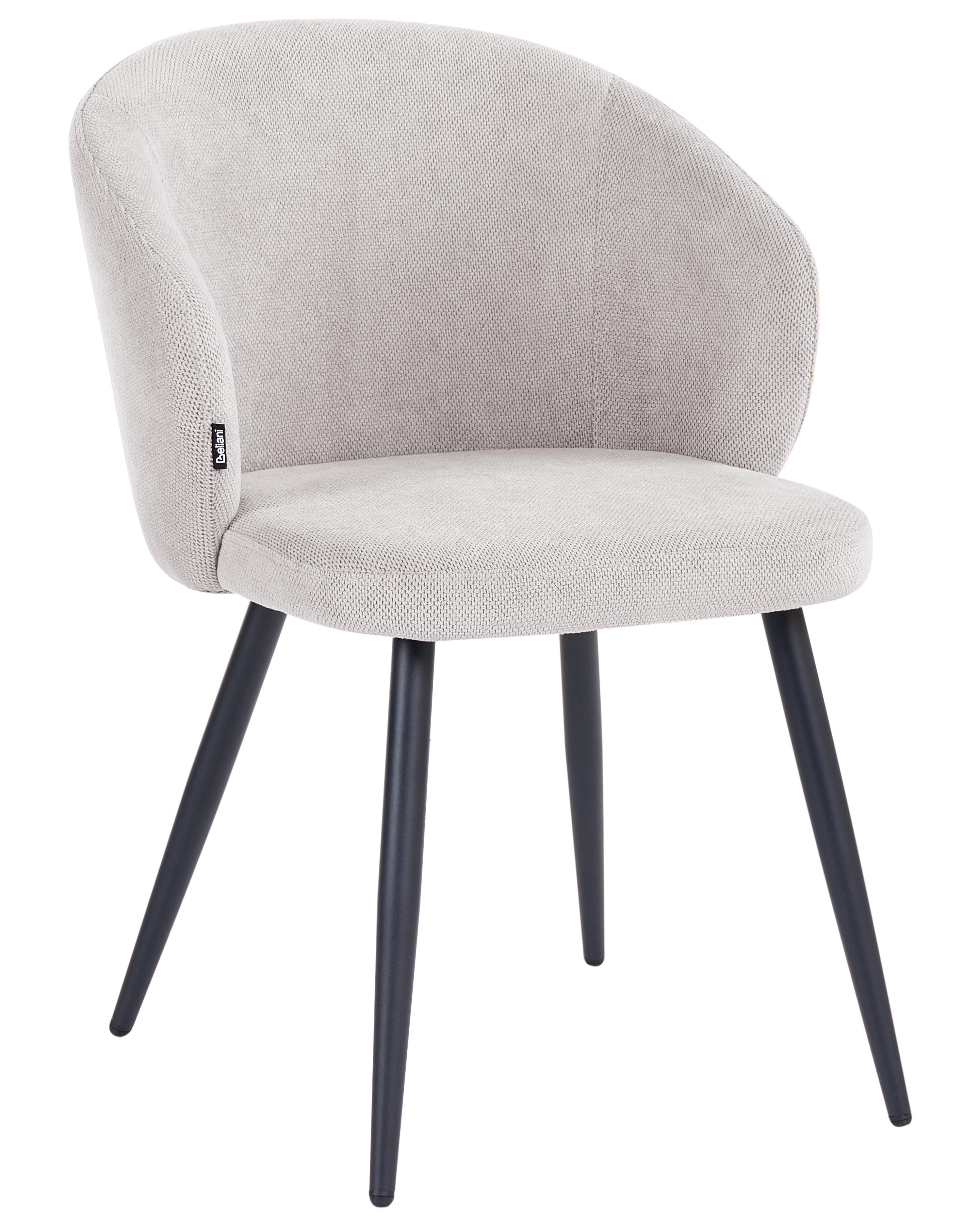 Set van 2 eetkamerstoelen MOUNDVILLE Stof Gebroken wit