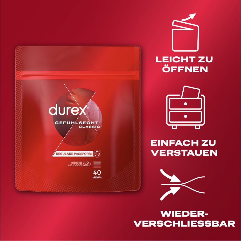 durex® Gefühlsecht Classic Kondome