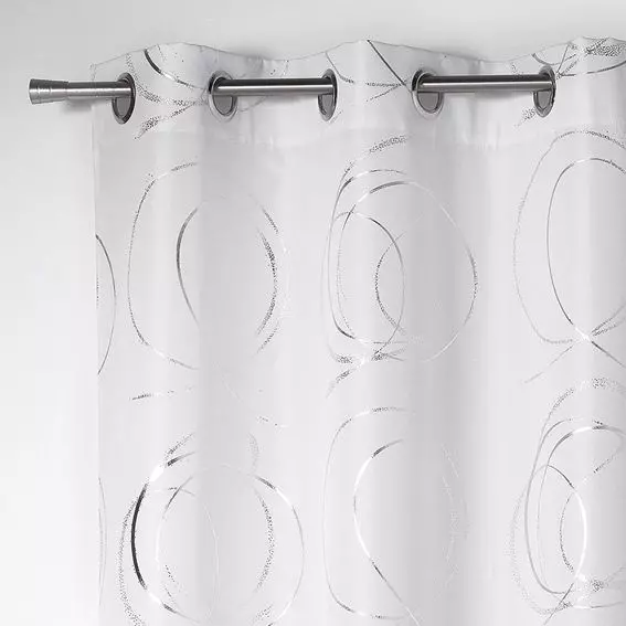 Rideau oeillets (140 x H260 cm) Bully Blanc