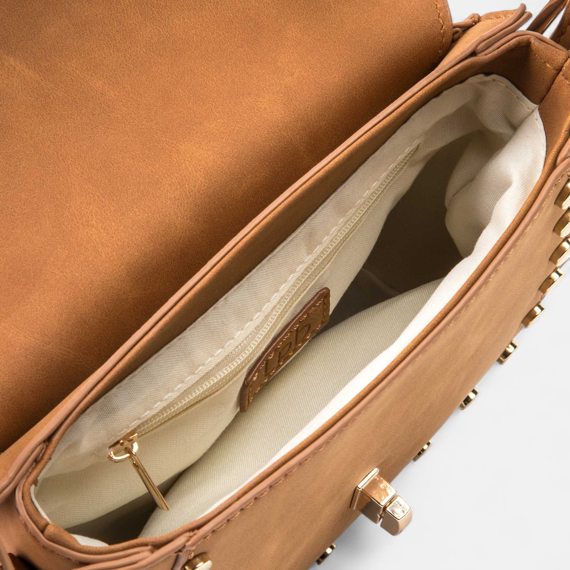 Sac bandoulière camel