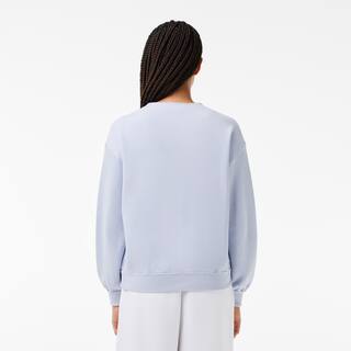 Cardigan col V femme Lacoste en coton biologique Pullovers - Bleu - Lacoste - Femme