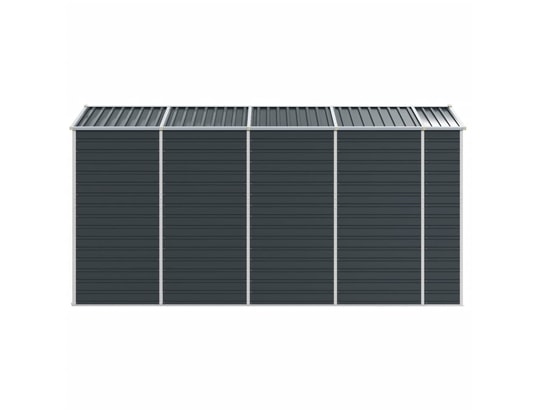 VIDAXL - Abri de jardin anthracite 191x385x198 cm acier galvanisé