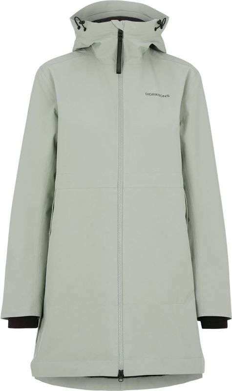 Didriksons Elena, parka, dames, lichtgroen