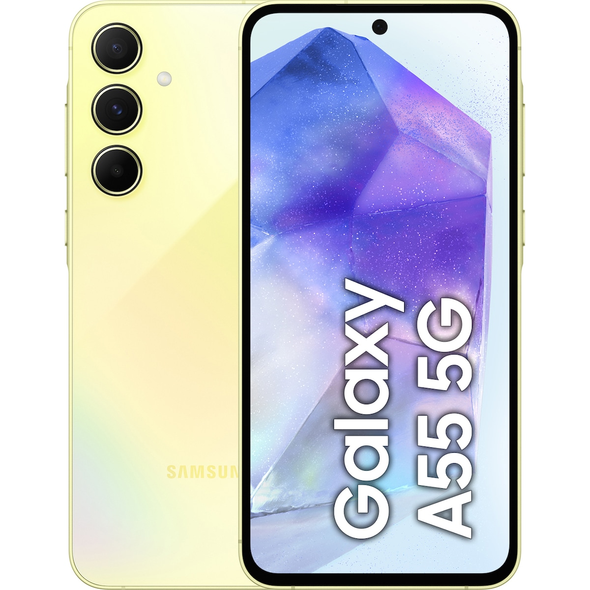 Samsung Galaxy A55 5G smarttelefon 8/256GB (gul)