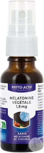 Phyto-Actif Spray Mélatonine 100% Végétale 1,9mg Flacon 20ml