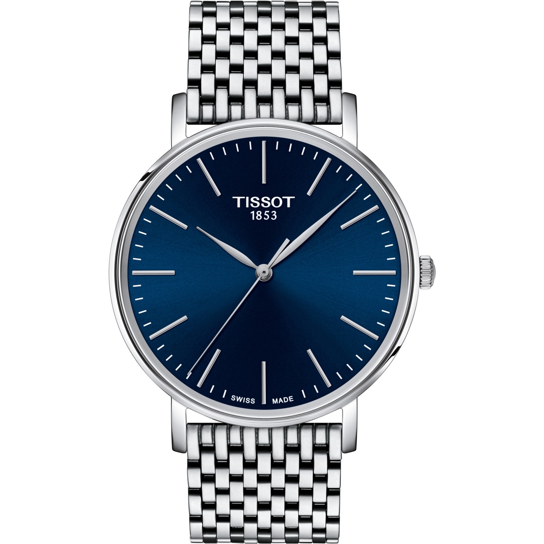 Tissot Everytime Gent Silbrig / Blau