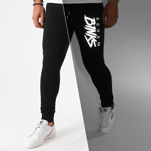 Pantalon Jogging Logo Reflective Noir