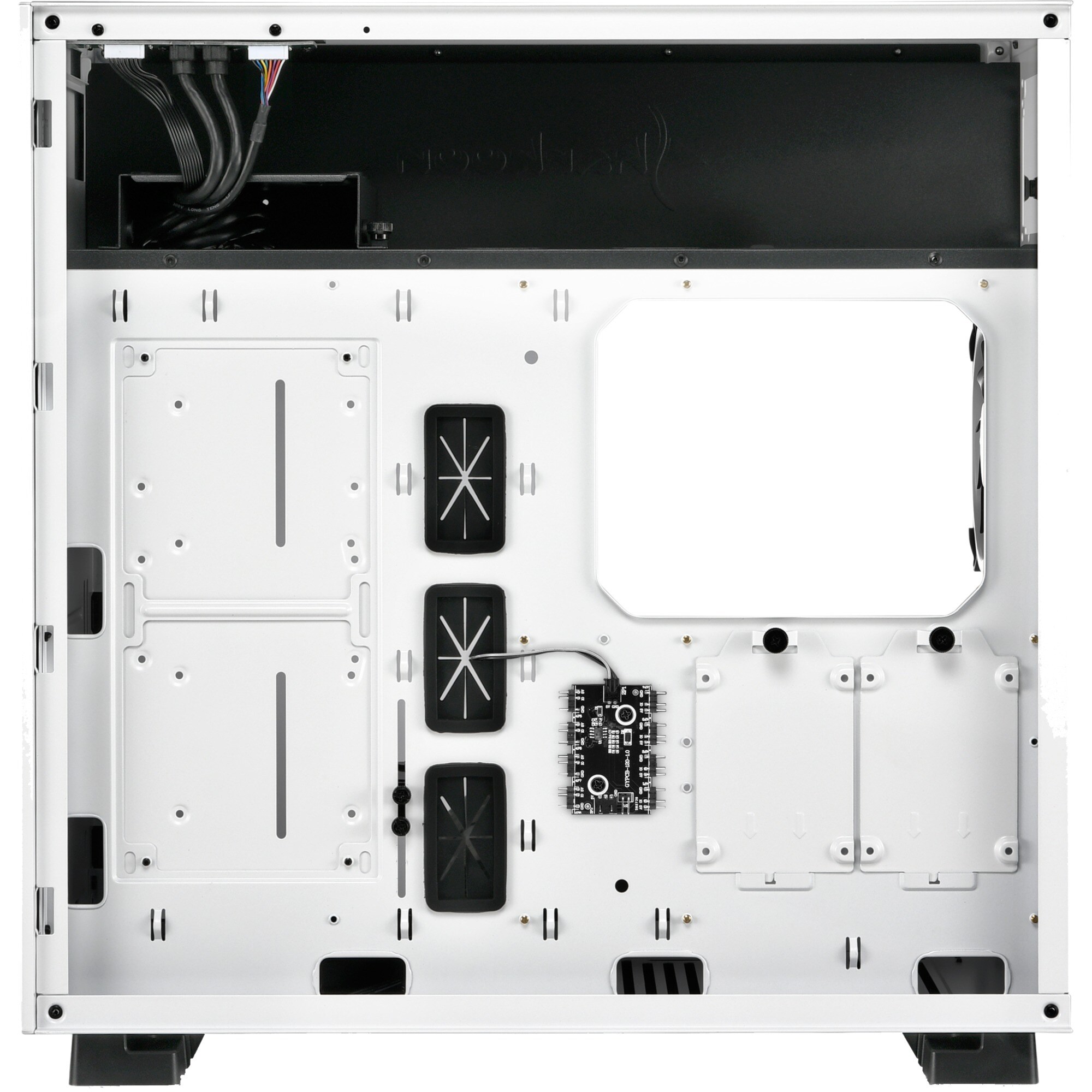 Sharkoon Tower-Gehäuse PURE STEEL White RGB