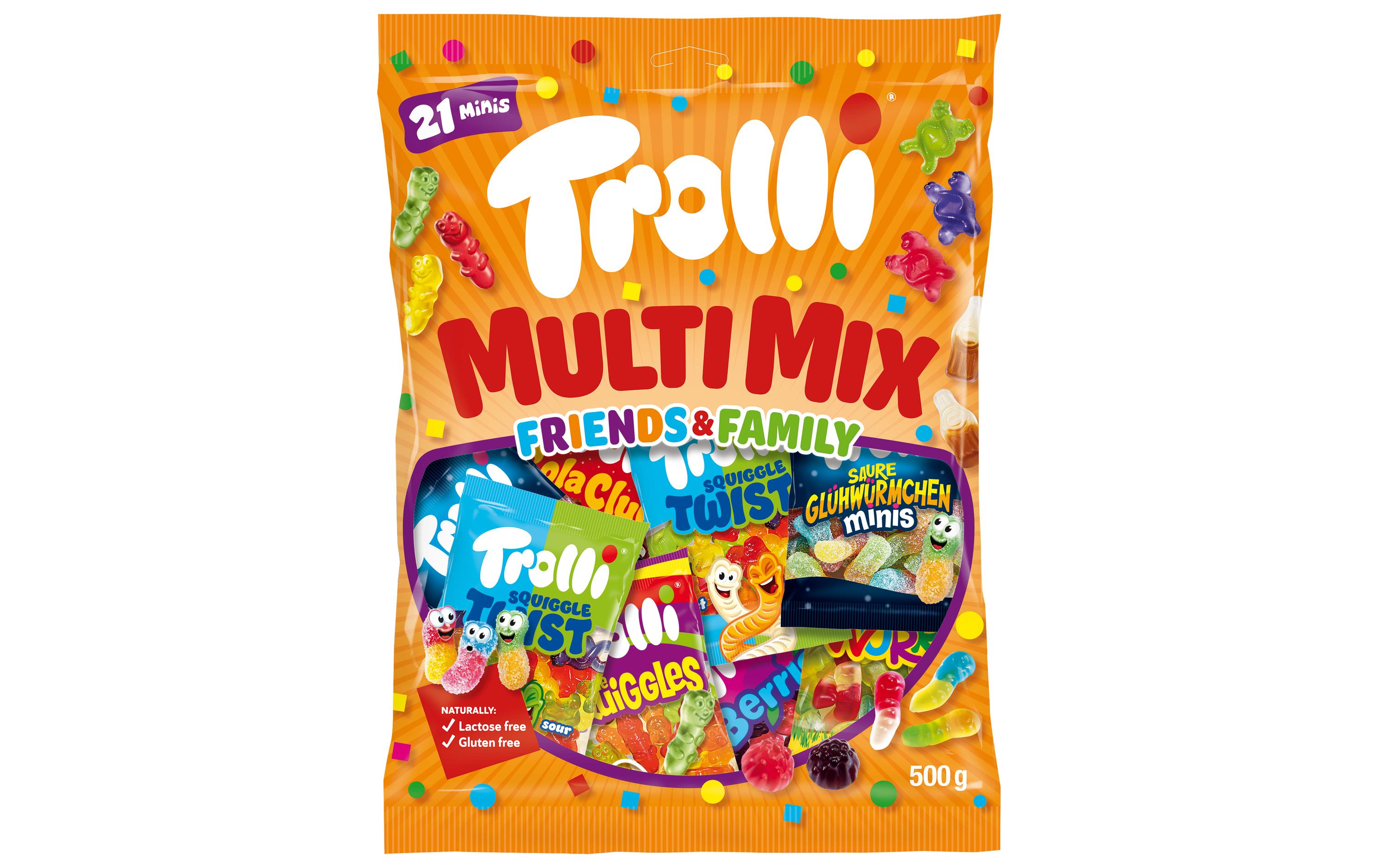Gummibonbons Multi Mix Schmatzinsel 500 gFruchtig-süsse und saure Kaubonbons