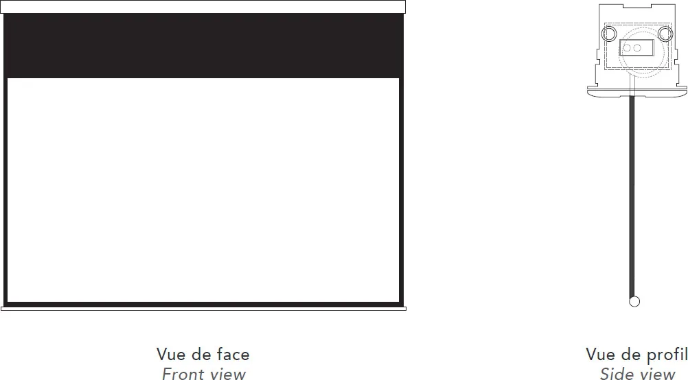 Lumene Show Place Extra Bright LT 200C (16:9) Écrans de projection électriques