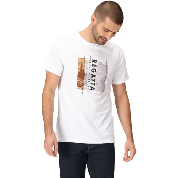 T-shirt REGATTA CLINE VII WHITE MADE TO ENDURE