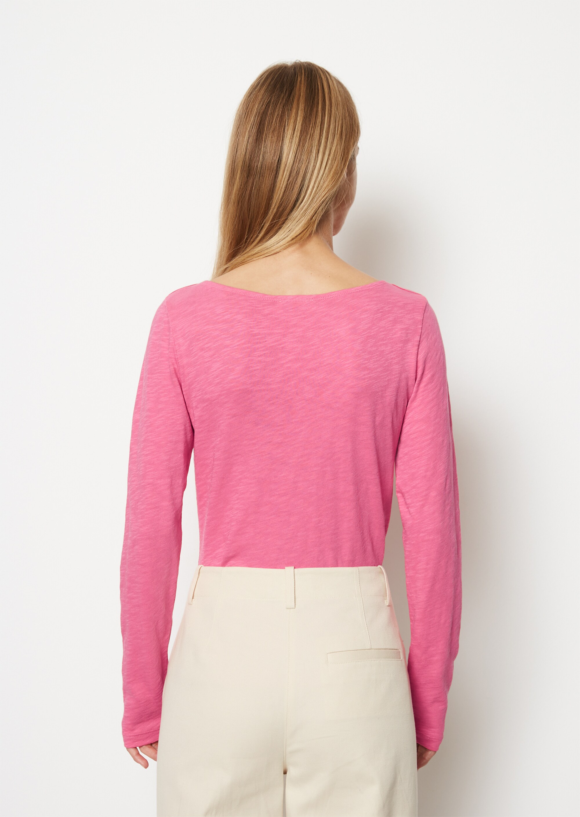 Longsleeve regularaus Slub Jersey