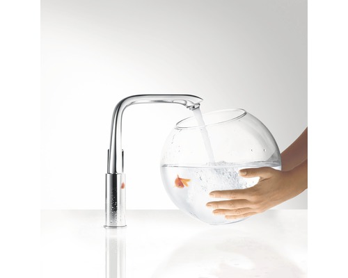 hansgrohe Metris 31087000 chroom wastafelmengkraan inclusief afvoergarnituur