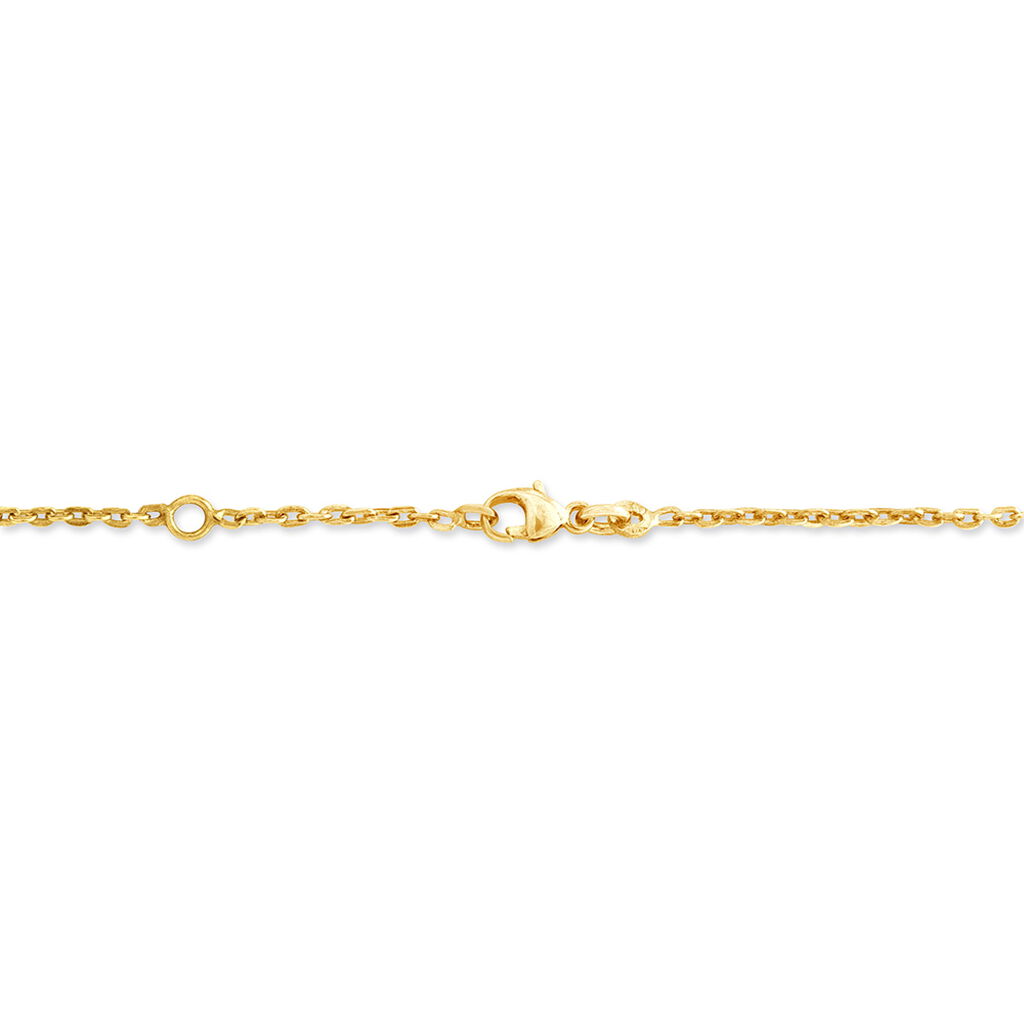 Bracelet Identité Maille Forçat Or Jaune