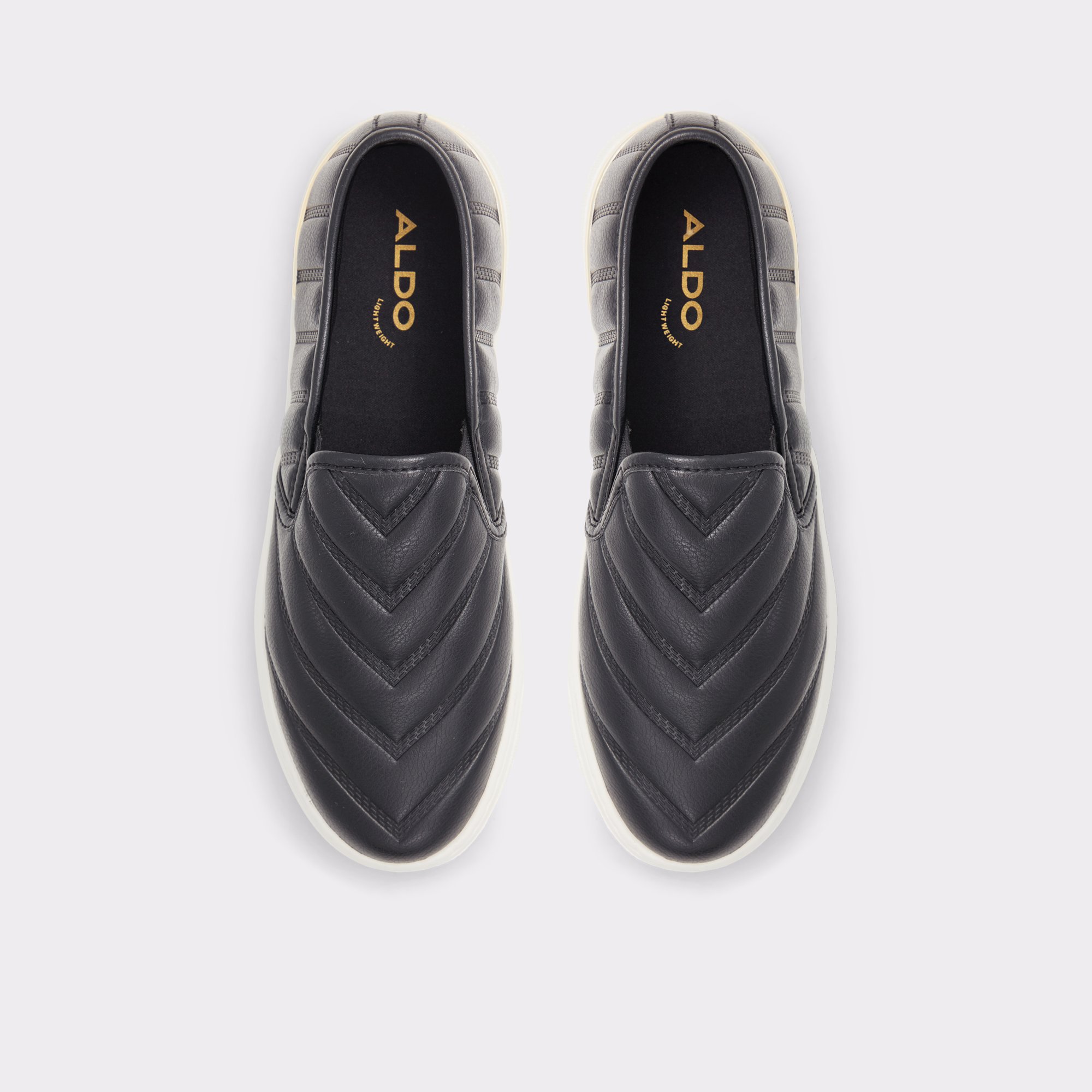 Crendann Black Women Slip on sneakers