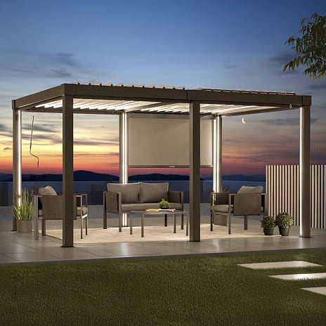 Sunjoy rulleskærm til pergola matterhorn 2 meter