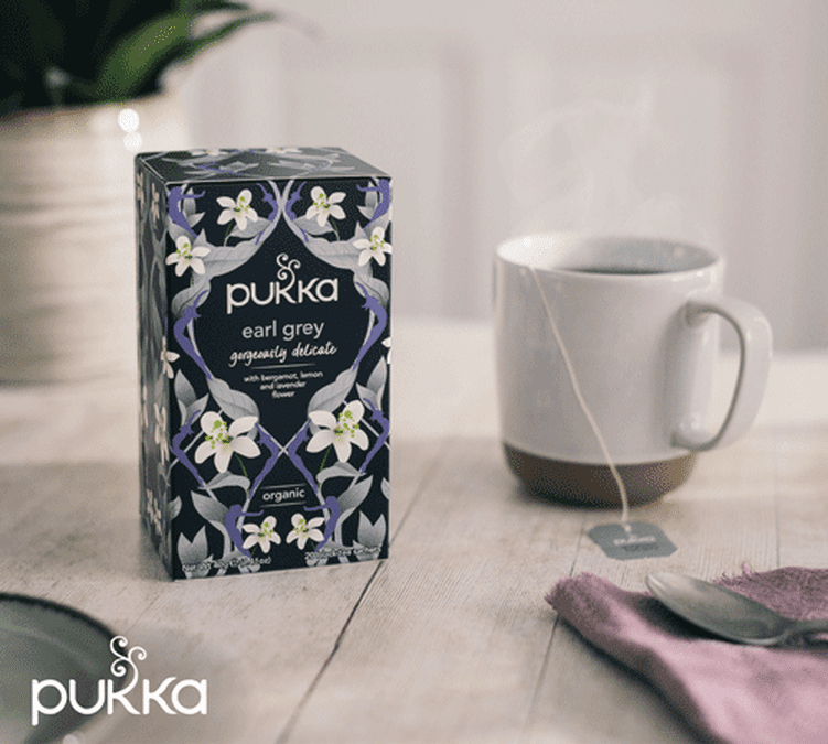 Thé Noir Gorgeous Earl Grey bio - 20 sachets - PUKKA
