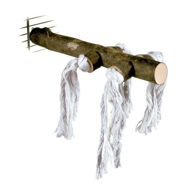 Trixie Poleiro em Madeira Natural Cordas - 25cm - 17641-5643