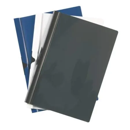 Stylex Cliphefter DIN A4, 30 Stück je 10 schwarz, weiß und blau