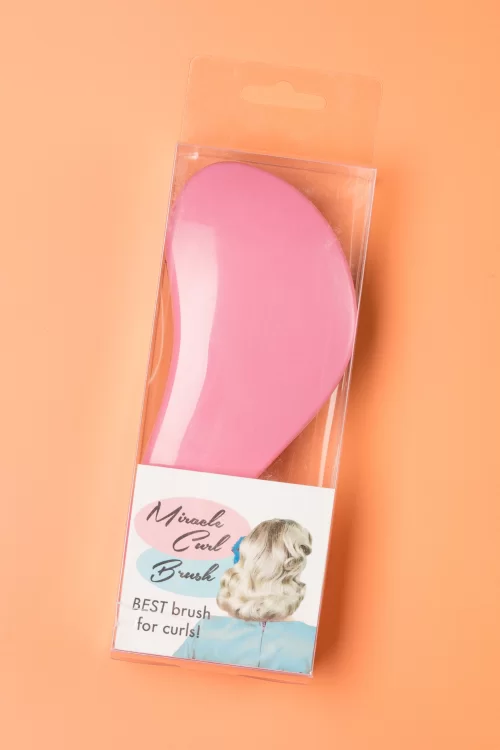 Lauren Rennells Vintage haarstyling: Miracle Curl Brush in roze