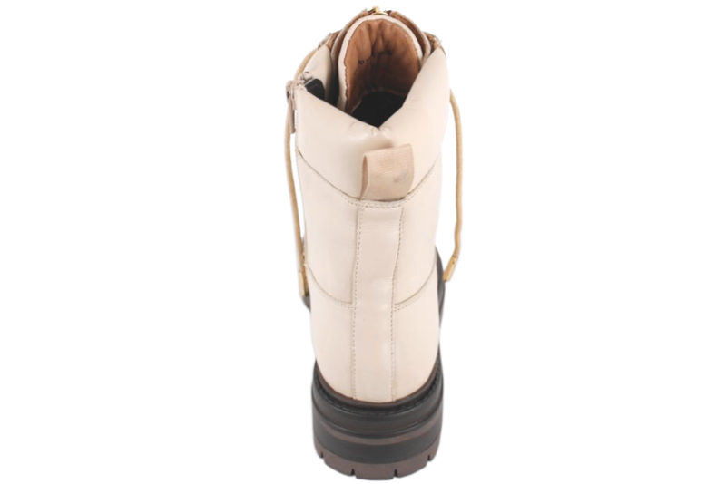 COPENHAGEN SHOES VILMA BEIGE STØVLE I GLAT SKIND