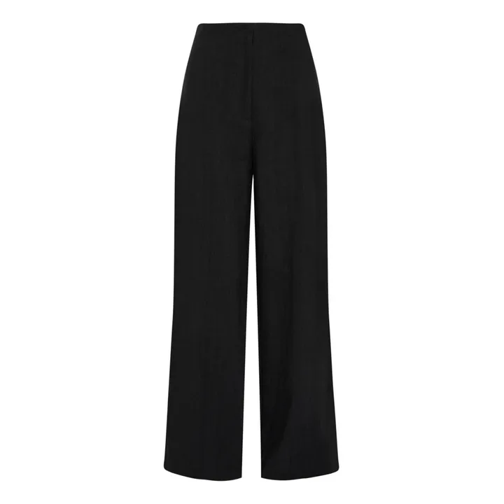 St Agni Pantalon Lin | Noir