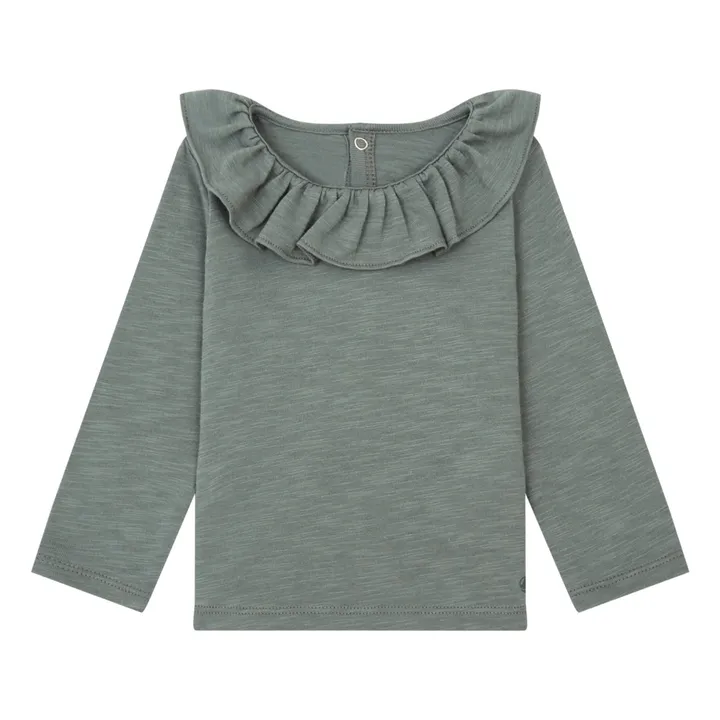 Petit Bateau Blouse Collerette | Sauge