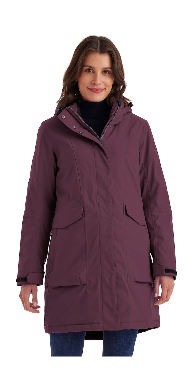 Killtec Parka »Damen Funktionsparka« Wasserdichter, atmungsaktiver Damenparka mit abnehmbarer Kapuze