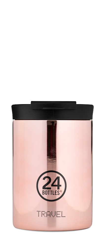 24 Bottles - Travel Tumbler 0,35 L - Rose Guld