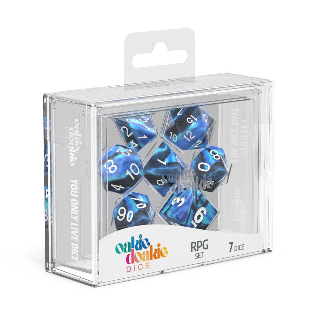 Oakie Doakie Dice dés RPG-Set Gemidice - Twilight Stone (7)