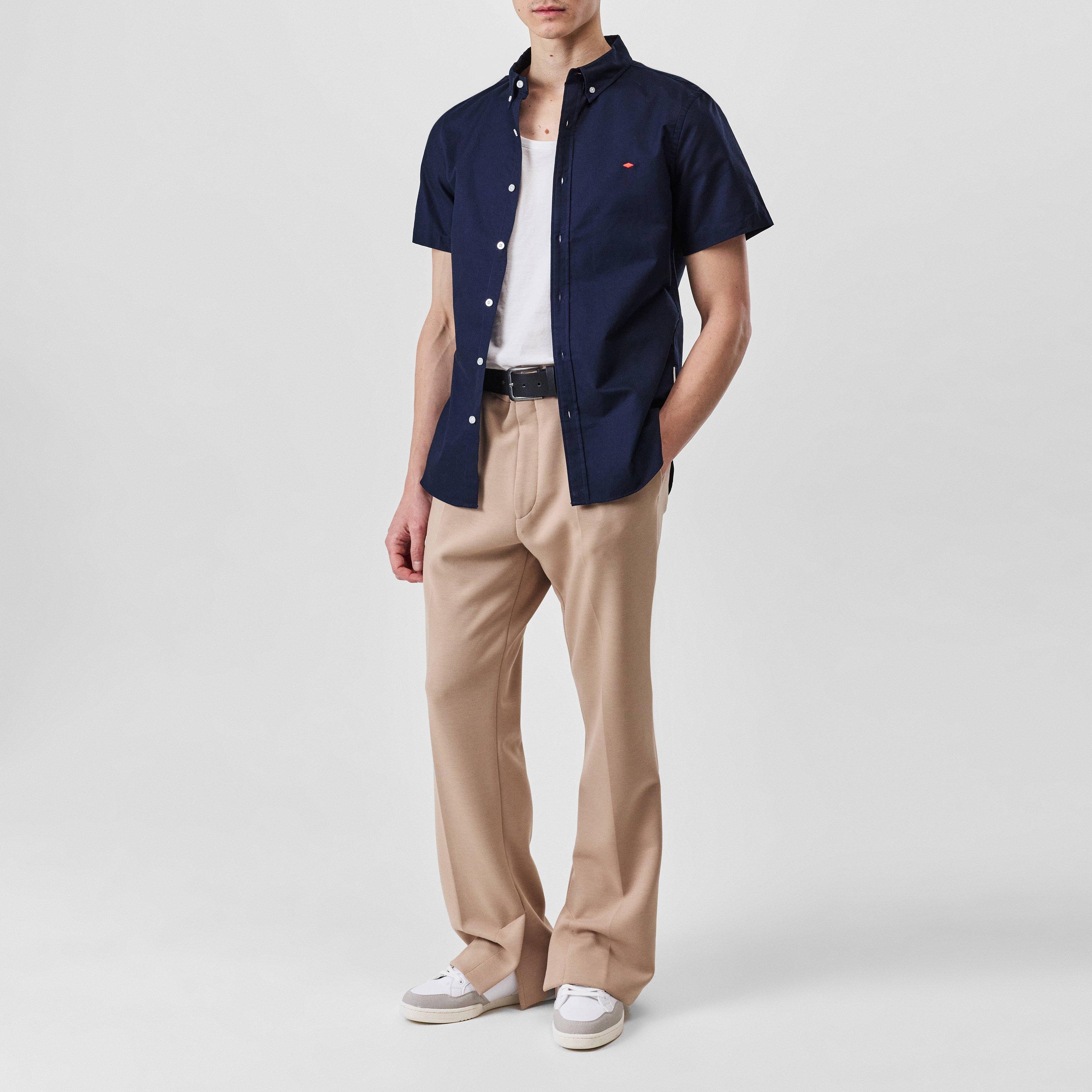 Lee Cooper Short Sleeve Oxford Shirt