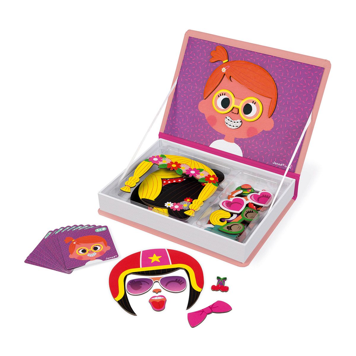 Magneti'Book Crazy Faces - Rose