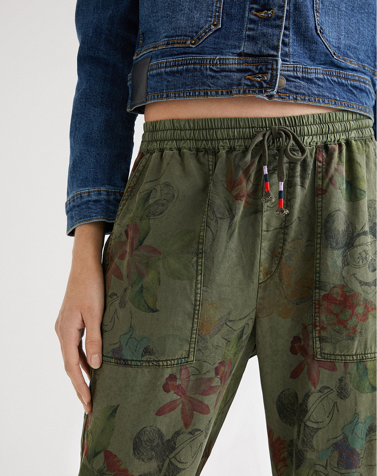 Desigual Pantalon Cassandre vert