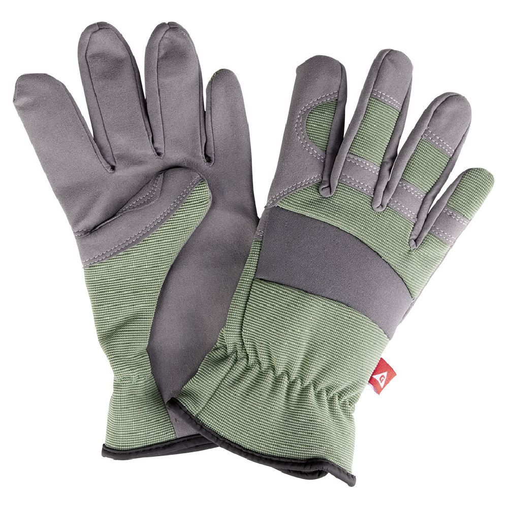 Paire de gants de jardin synthétique vert T8