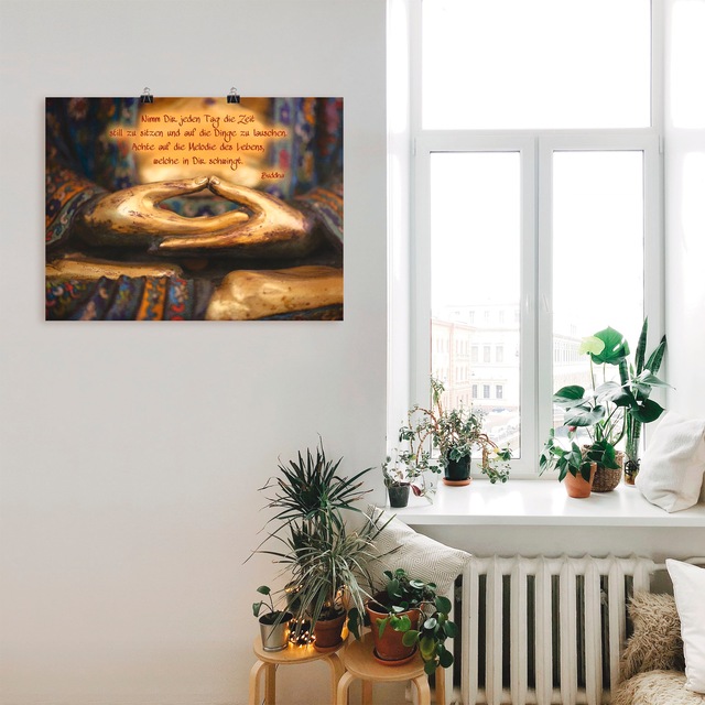 Artland Wandbild »Weisheit« Religion 1 Stk. tlg. als Leinwandbild, Poster, Wandaufkleber in verschied. Grössen