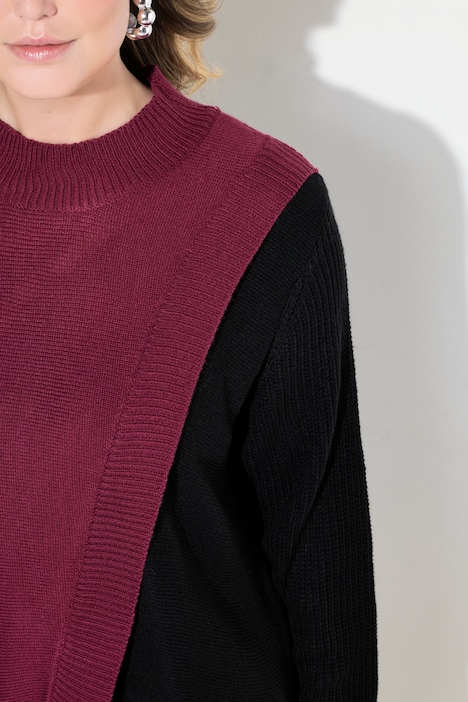 Pullver, A-Line, Colorblocking