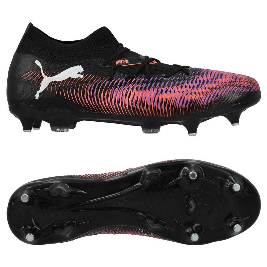 PUMA Future 8 Match SG Unlimited - Noir/Blanc/Glowing Red
