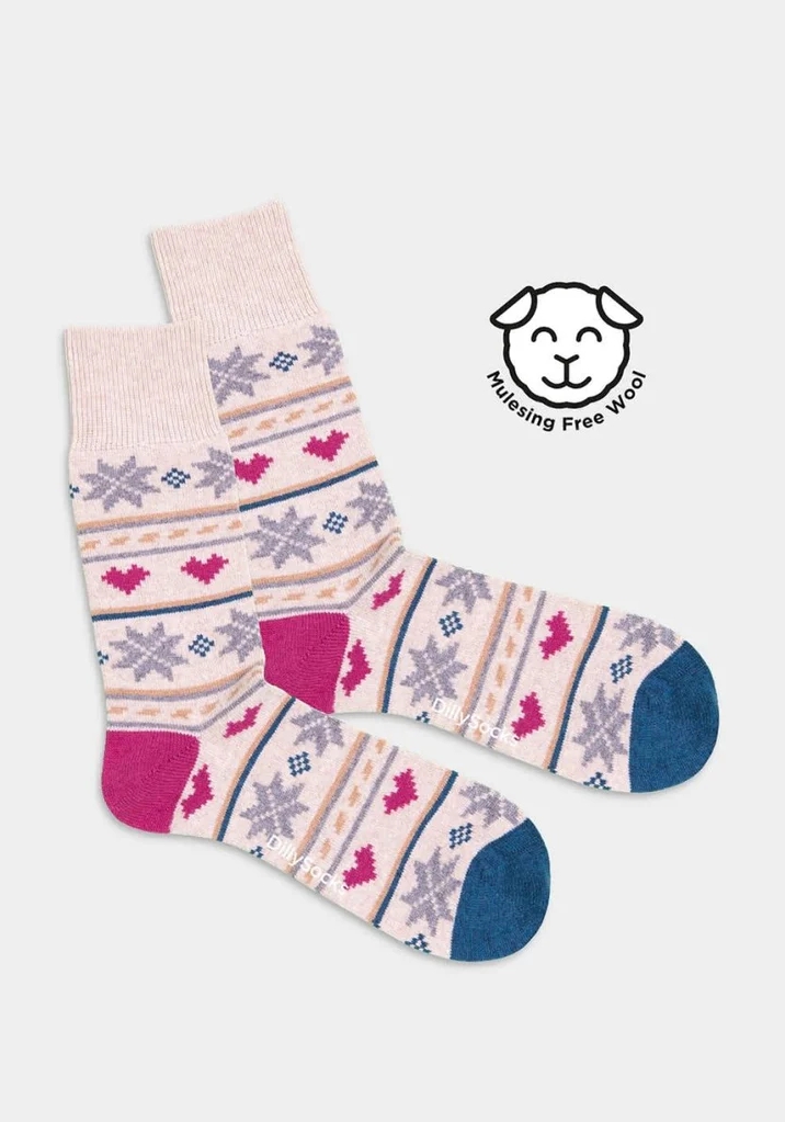 DillySocks Wollsocken Cozy Anni