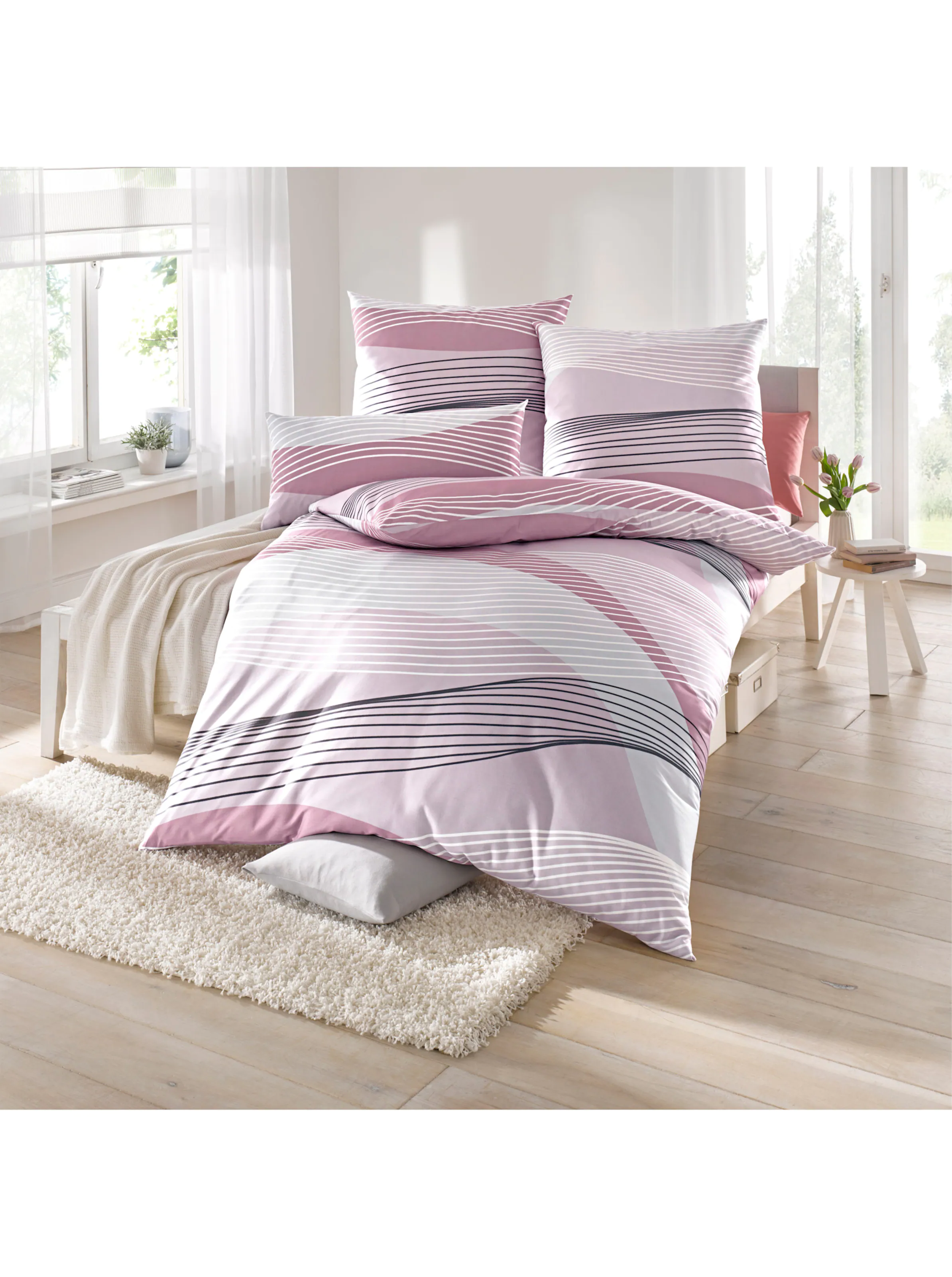 Biberna Bettwäsche in mauve