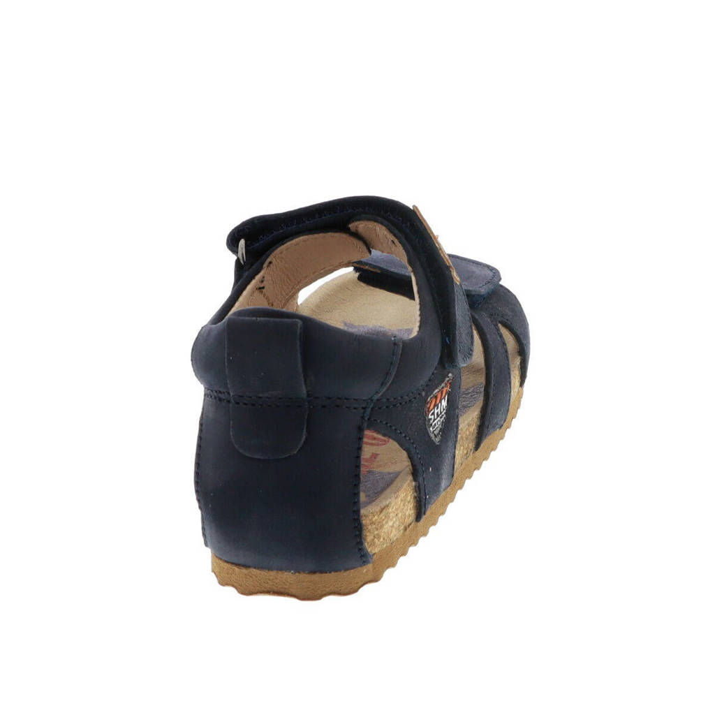 Shoesme BI21S096-Asuède sandalen donkerblauw