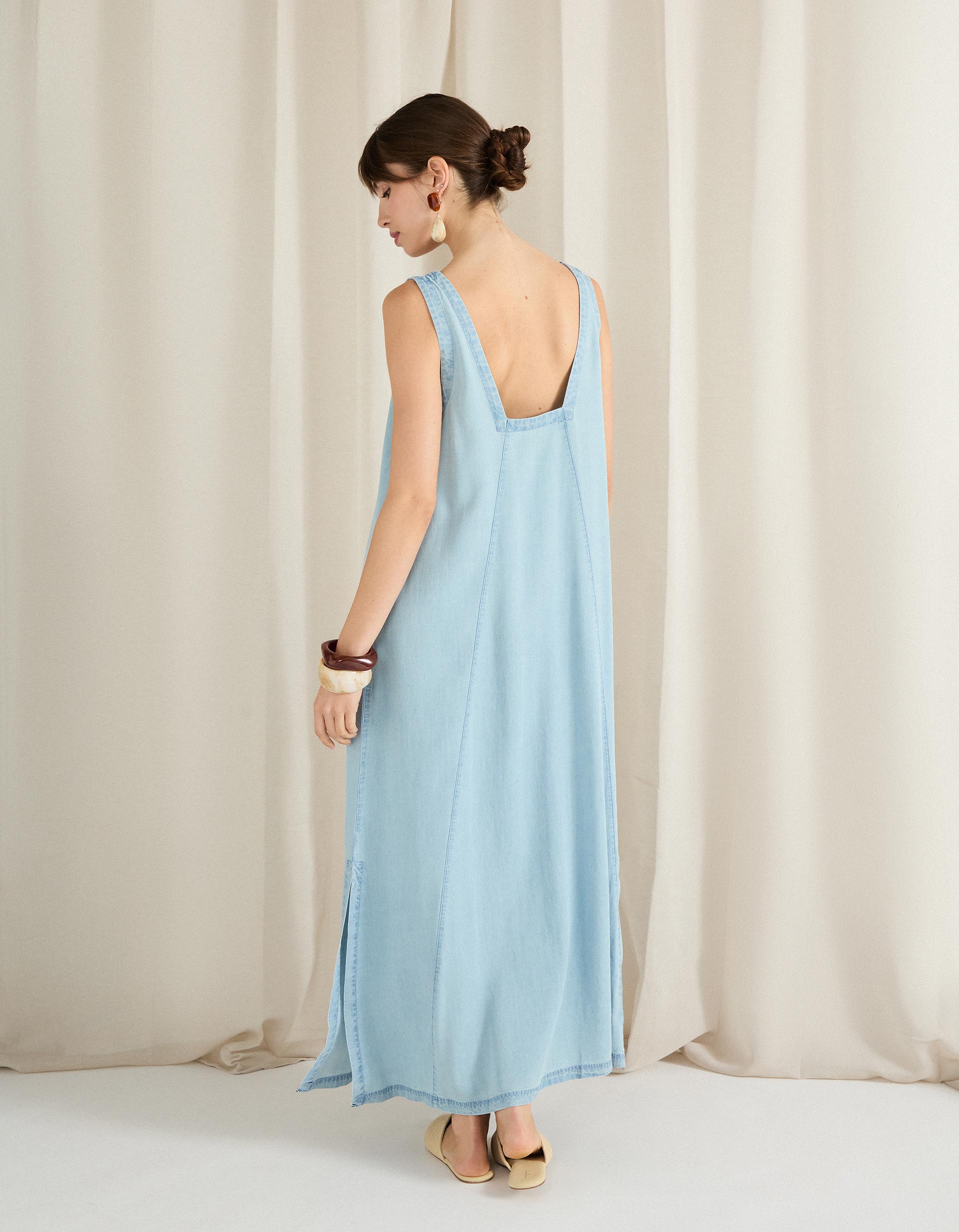 Vestido Liocel, Mulher, Azul Claro