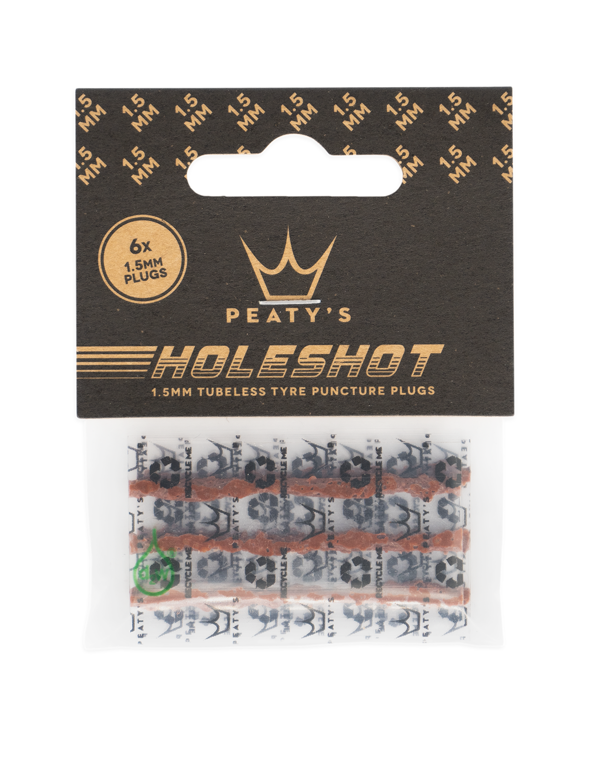 Peatys Holeshot Tubeless Plugger Refill Pakke 6x1,5mm