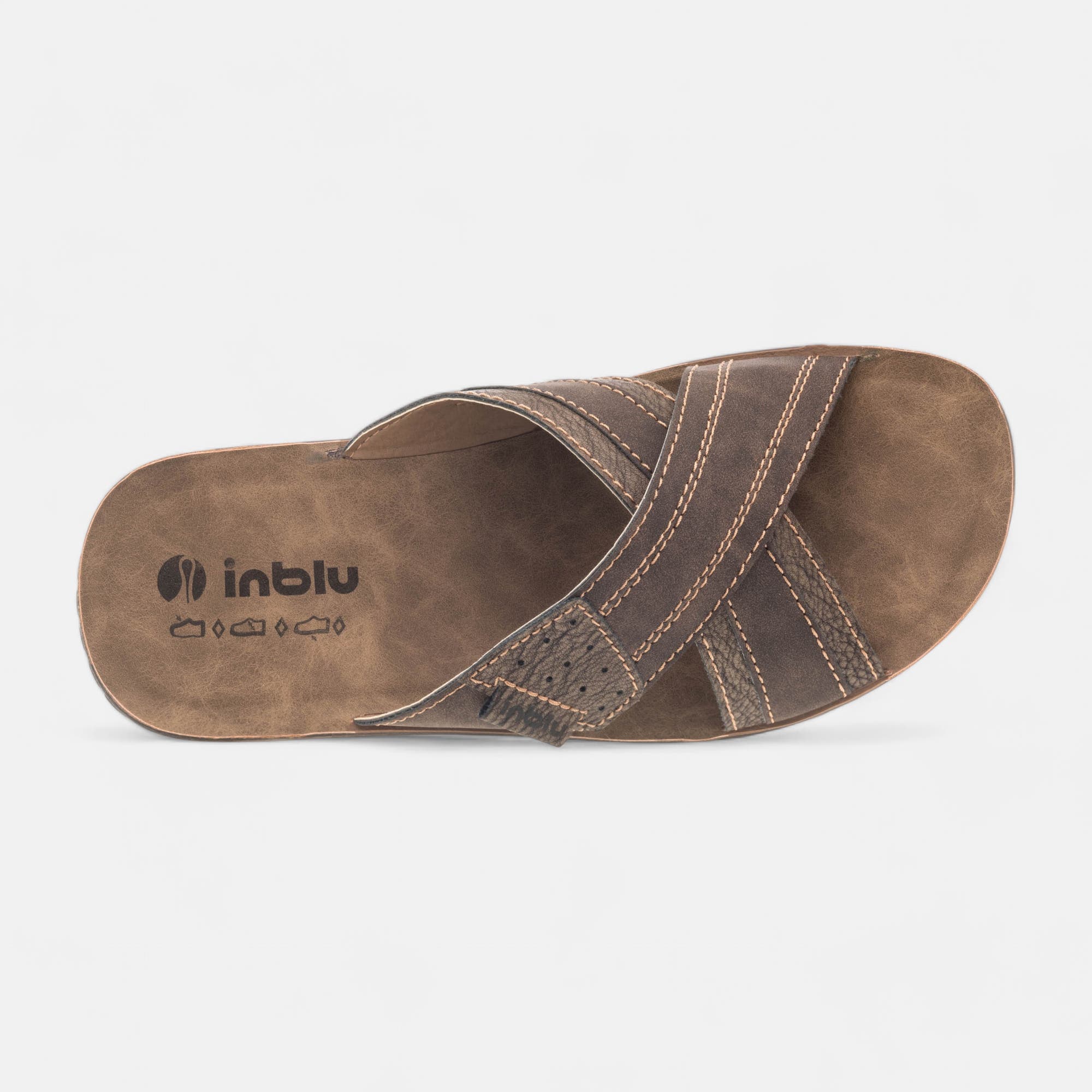 Mules Homme marron