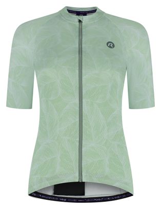 Maillot Manches Courtes Vélo Rogelli Essential Graphic II Menthe Femme