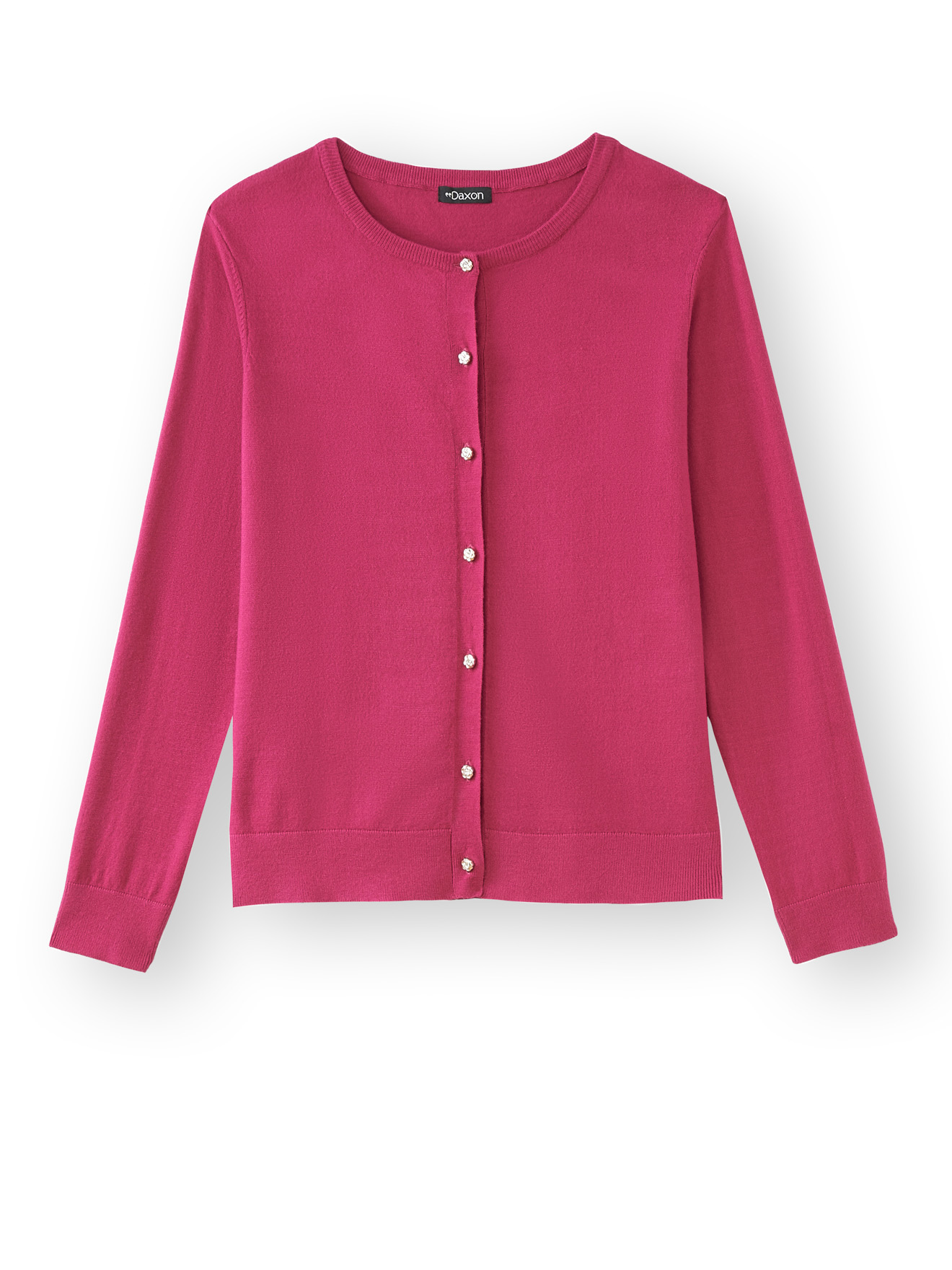 Cardigan élégant boutons-bijoux