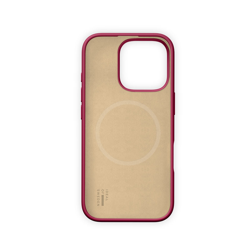 iPhone 16 Pro Max MagSafe Silikon Hülle Case Recycled (IDSICMS-I2467P-521) - Cranberry