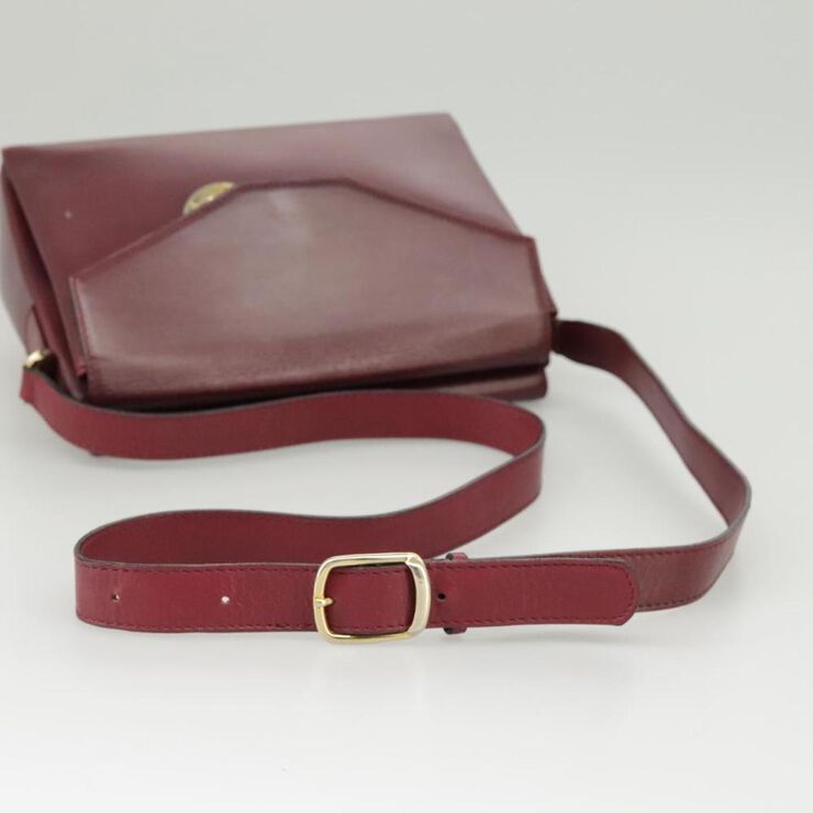 Celine Vintage Celine Crossbody Bag Burgundy